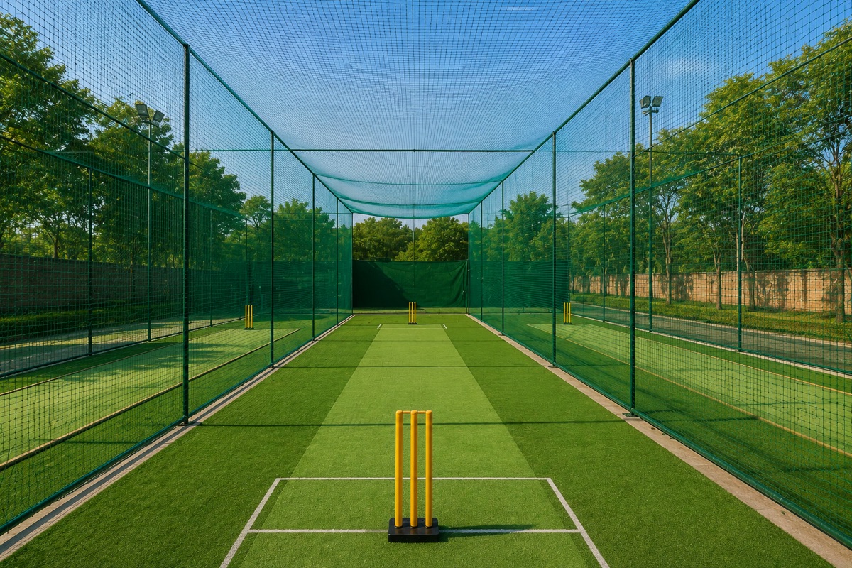 Cricket Net Facility — illustrative campus vision