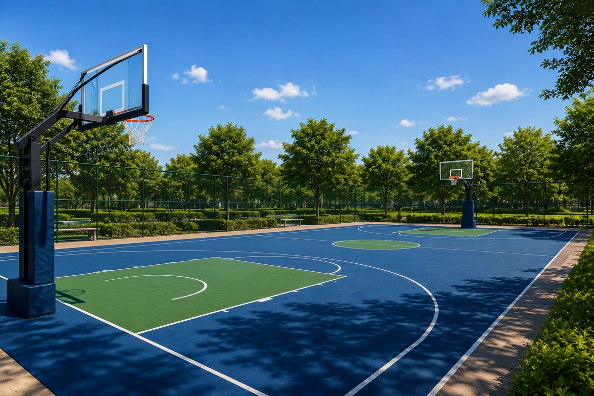 Basketball Ground — illustrative campus vision