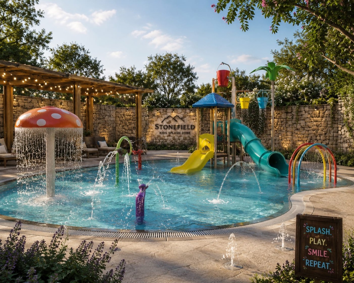 Splash Zone — illustrative campus vision